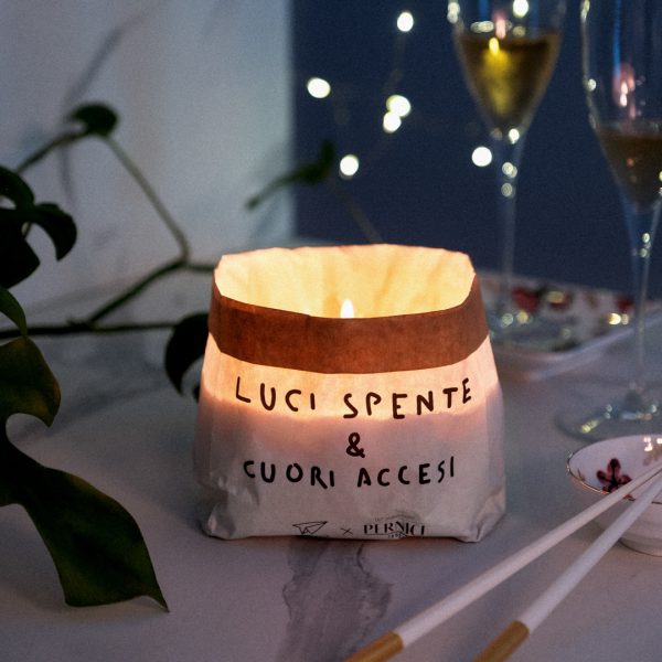 CANDELA “LUCI SPENTE & CUORI ACCESI” – Vanilla & Milk